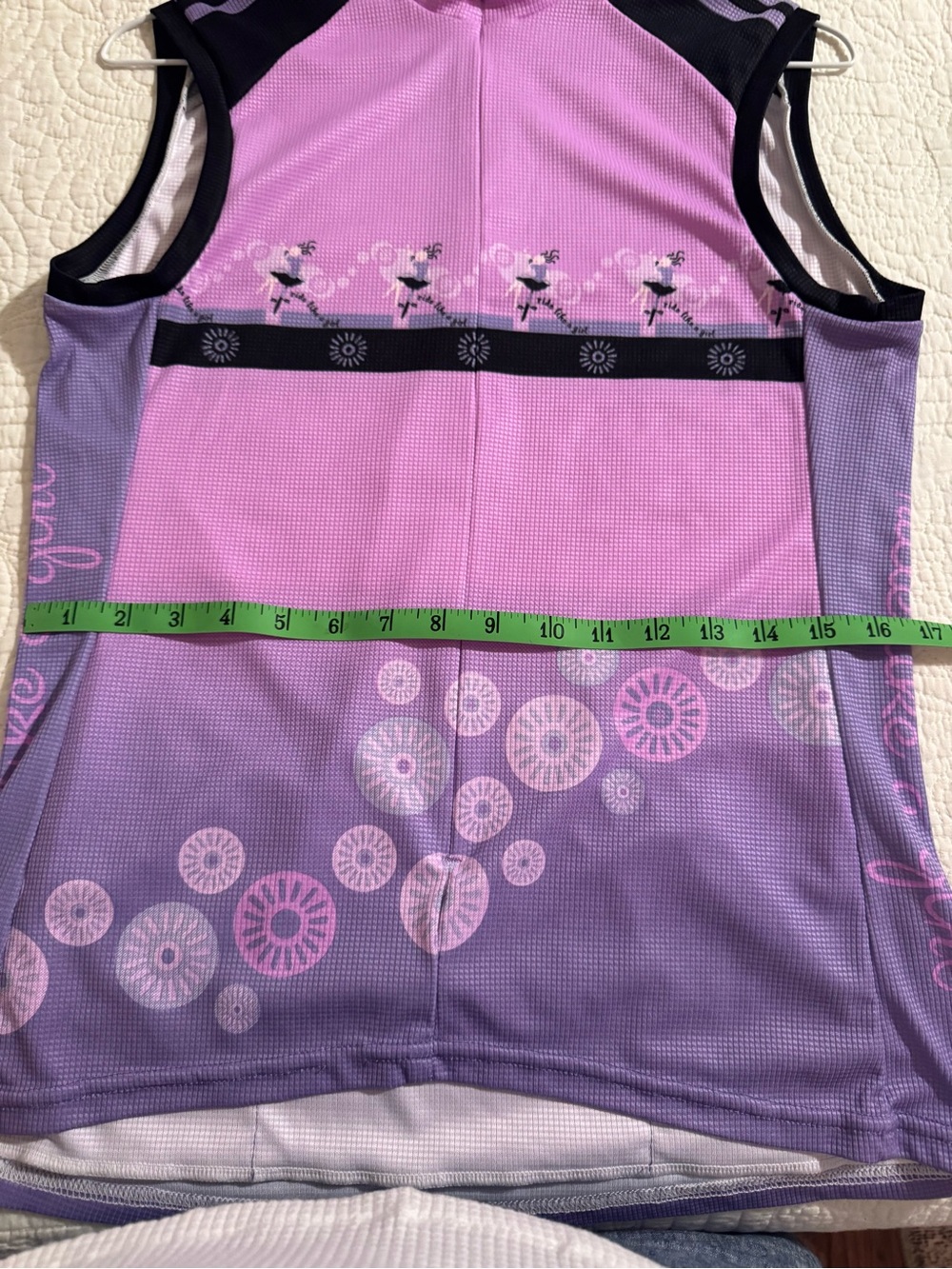 Purple Sleeveless Cycling Jersey - Picture 10 of 11